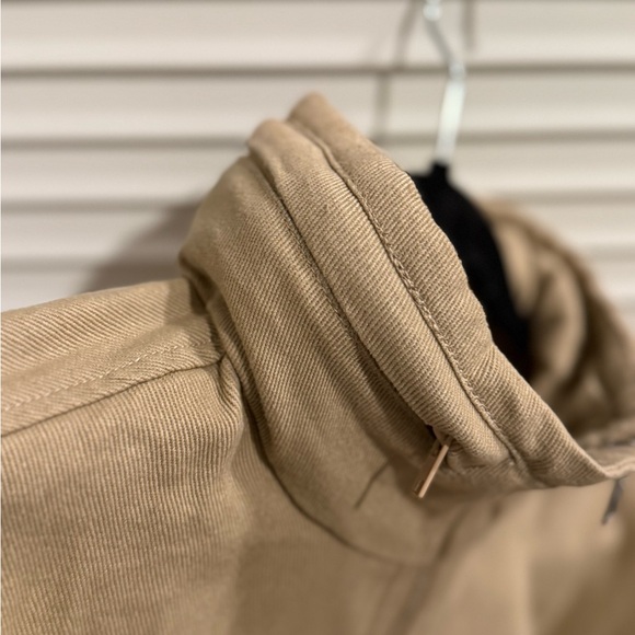 Tan Zip-Up Jacket - Picture 4 of 5
